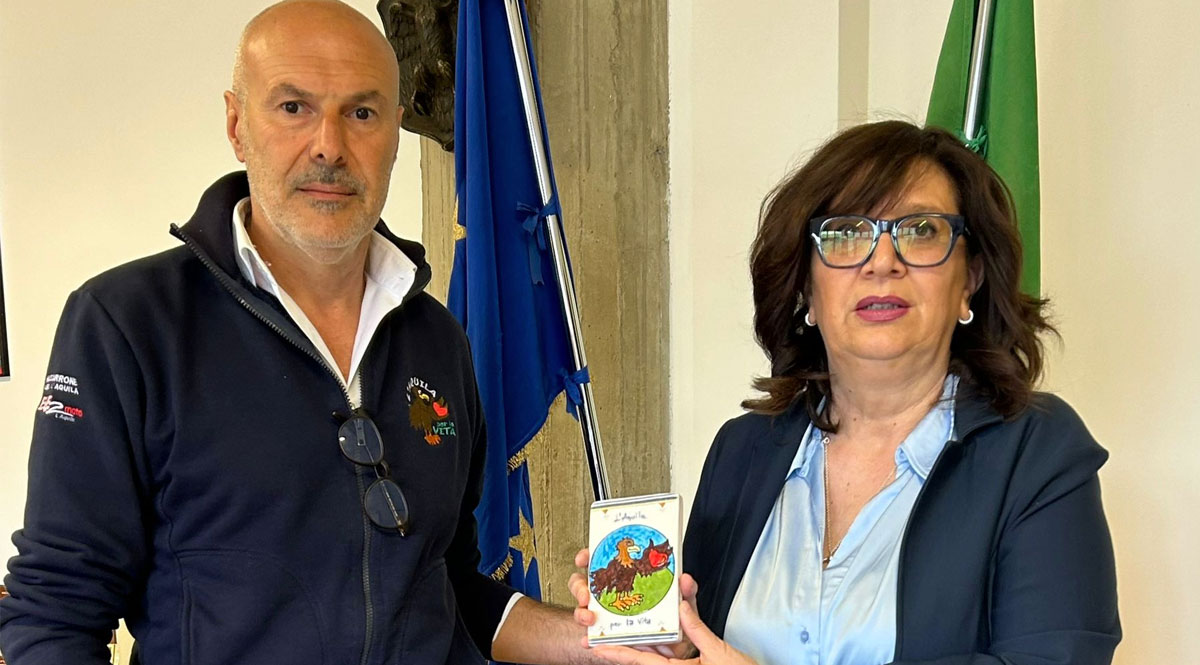 ANCHE L’ISTITUTO DI ISTRUZIONE SUPERIORE “AMEDEO D’AOSTA” SOSTIENE L’AQUILA PER LA VITA