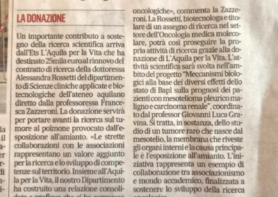 donazione-25-mila-euro-oncologia-laquila-per-la-vita